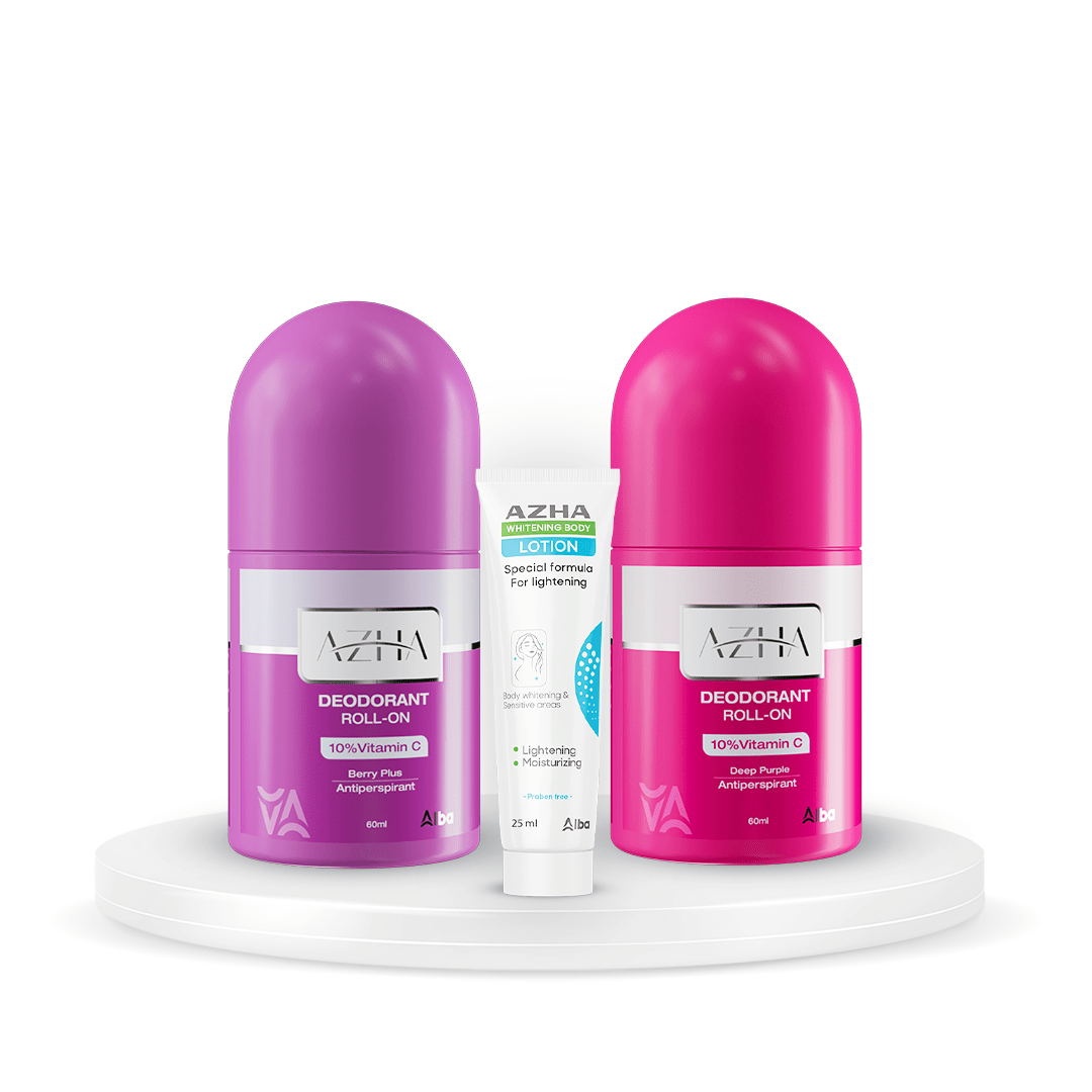 Offer Azha Roll-On Deep purple+ Berry plus+ Body Lotion - Alba Pharma