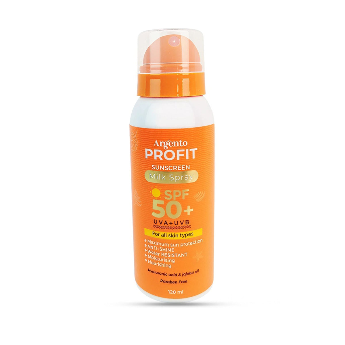 Profit Sun Block-Milk Spray - Alba Pharma