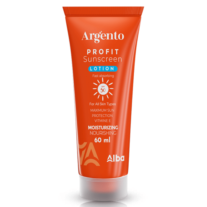 Profit Sunscreen Lotion- SPF 50-60 ml - Alba Pharma